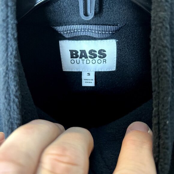 Bass Outdoor Womens Highline Trail Half Zip Fleece Jacket Black Size S - Picture 5 of 6